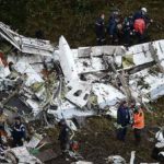 Chapecoense rottami aereo