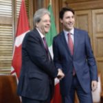 paolo gentiloni e Justin Trudeau