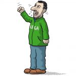 matteo salvini caricatura_depositphotos