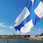Waving Finnish Flag