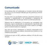 Il comunicato