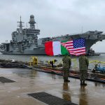 ITS Cavour Arrives in Norfolk
