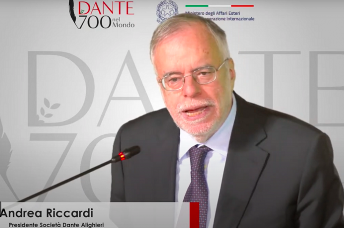 Andrea Riccardi: "Rilanciare l'Italia e il sistema-Paese con un nuovo progetto di estroversione e una nuova piattaforma digitale della Dante"