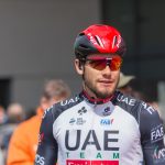 ESCHBORN, GERMANY – MAY 1st 2018: Filippo Ganna at Eschborn-Frankfurt cycling race