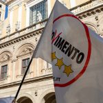 M5S protest demonstration in the square