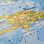 Dominican Republic, Haiti map.