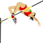 salto in alto, donna, salto
