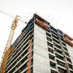 Construcción de edificio de apartamentos en Montevideo. Foto: Javier Calvelo/ adhocFOTOS