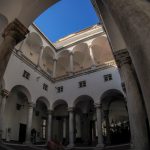 Genoa ducal palace columns