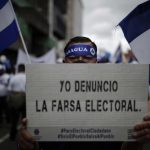Nicaraguans protest against presidental elections