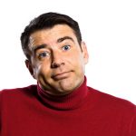 caucasian man ignorant man Shrugging pouting