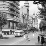 Avenida 18 de Julio incrocio Río Negro 1945. Foto 08122FMHGE.CDF.IMO.UY
