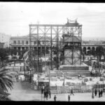 Costruzione monumento José Artigas. Plaza Independencia. Año 1922. Foto 0624FMHB.CDF.IMO.UY – Autor S.d.IMO.