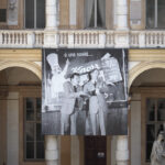 Vintage Dado Knorr advertisement billboard in Turin
