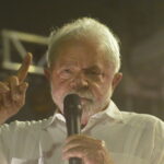 Former President Lula, candidate for President of Brazil, and his vice president Geraldo Alckmin attend an event in the city of Natal