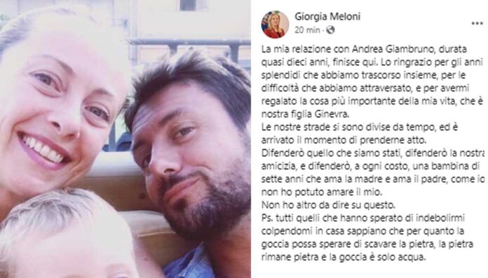 meloni-giambruno-facebook