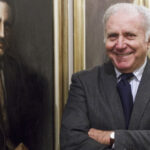 RICARDO PASCALE AL FIANCO DEL SUO QUADRO ALLA BANCA CENTRALE