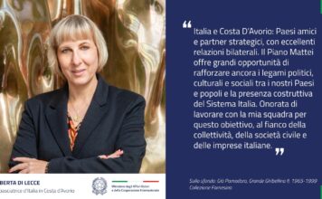 Nuovi ambasciatori: Roberta Di Lecce in Costa d’Avorio e Sem Fabrizi in Etiopia