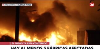 Forte esplosione in una zona industriale di Buenos Aires