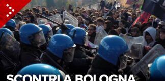 Per Virtus-Maccabi a Bologna almeno 100mila euro di danni provocati dai ‘pacifici’ Pro-Pal. Feriti 16 agenti