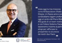 Sem Fabrizi nuovo Ambasciatore d’Italia in Etiopia
