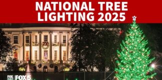 Washington, Trump e Melania accendono l’albero di Natale: “La religione sta tornando negli Stati Uniti”