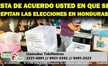Il partito al governo in Honduras: “Le elezioni vanno annullate”