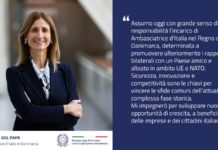 Giuliana Del Papa nuova Ambasciatrice d’Italia in Danimarca