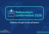 Referendum: opzione per il voto in Italia entro il 24 gennaio